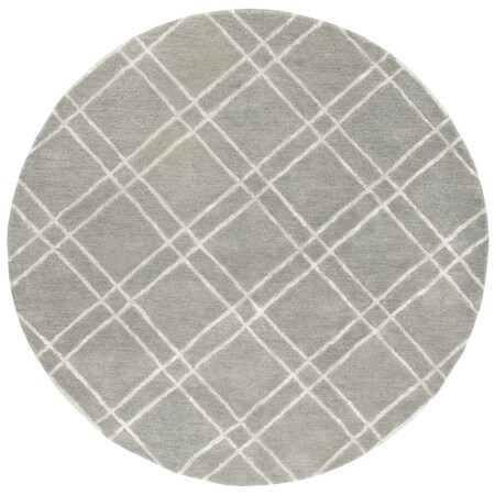 Safavieh 6 x 6 ft. Himalaya Hand Tufted Area RugGrey & Silver HIM901G-6R